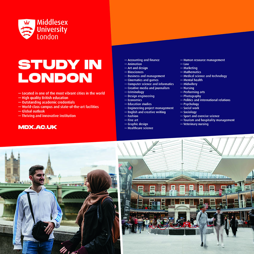 Middlesex University, London | Akare Yurtdışı Eğitim Fuarları